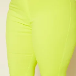 Plus Size Neon Yellow High Waist Skinny Jeans -Radiant Drape Sales 2020200 001 4