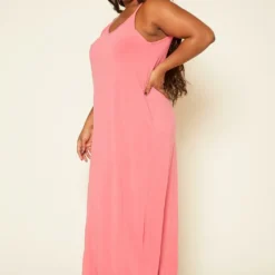 Asoph Plus Size Everyday Basic Cami Maxi Dress 7 Asoph Plus Size Everyday Basic Cami Maxi Dress -Radiant Drape Sales 2020227 105 3