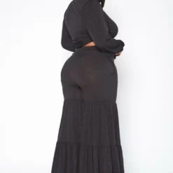 Plus Size Midnight Shimmer Two Piece Set 8 Plus Size Midnight Shimmer Two Piece Set -Radiant Drape Sales 2020229 001 4