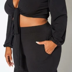 Plus Size Midnight Shimmer Two Piece Set 9 Plus Size Midnight Shimmer Two Piece Set -Radiant Drape Sales 2020229 001 5