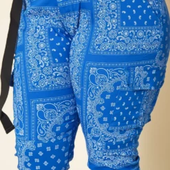 Plus Size Paisley Print Belted Cargo Pants -Radiant Drape Sales 2020247 001 4