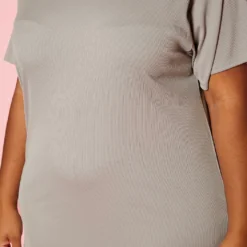 Plus Size Tee Shirt & Biker Shorts Set 10 Plus Size Tee Shirt & Biker Shorts Set -Radiant Drape Sales 2020290 001 5