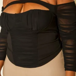 Plus Size Ruched Sweetheart Top -Radiant Drape Sales 2020295 001 5