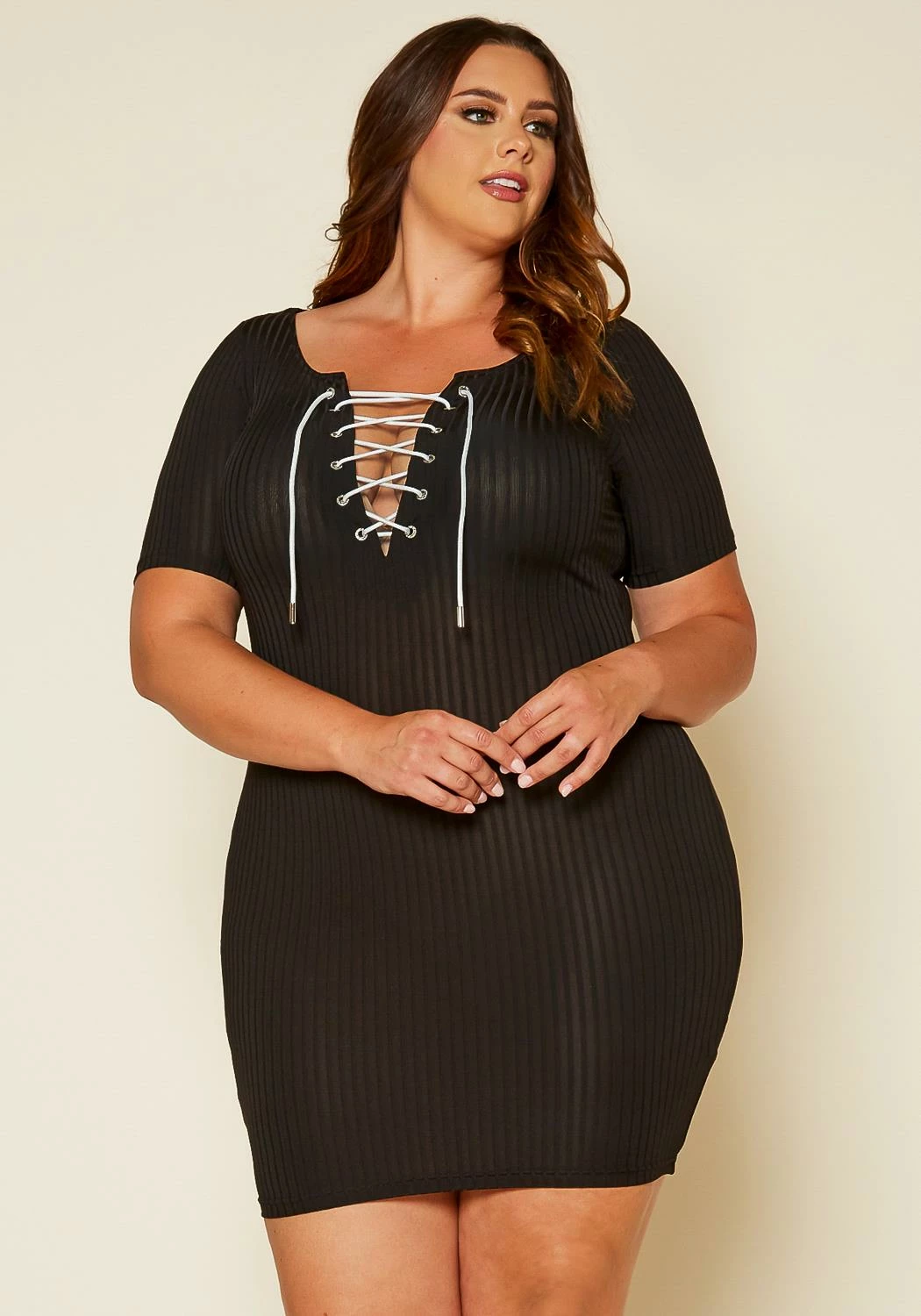 Plus Size Bodycon T-Shirt Dress 1 Plus Size Bodycon T-Shirt Dress
