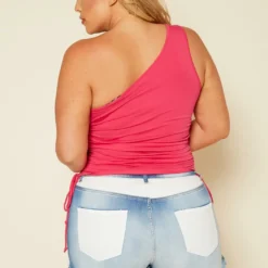 Plus Size White Detailed Distressed Denim Shorts -Radiant Drape Sales 2020380 001 4