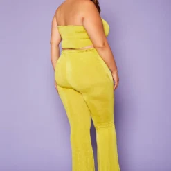 Plus Size Ruched Halter Top & Pants Set -Radiant Drape Sales 2020416 002 4