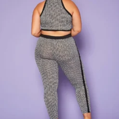 Plus Size Greek Key Print Halter Top & Pants Set -Radiant Drape Sales 2020418 001 4