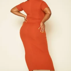 Plus Size Ribbed Two Piece Set Maxi Dress 8 Plus Size Ribbed Two Piece Set Maxi Dress -Radiant Drape Sales 2020425 001 4