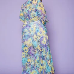 Plus Size Abstract Dots Print Chiffon Maxi Dress -Radiant Drape Sales 2020428 001 4