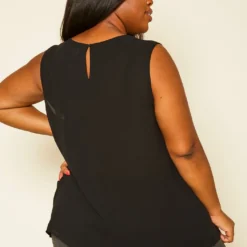 Pleione Plus Size Mesh Tank Top -Radiant Drape Sales 2020441 002 4