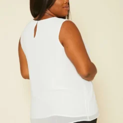 Pleione Plus Size Mesh Tank Top -Radiant Drape Sales 2020441 003 4