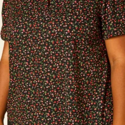 Plus Size Floral Print High Low Top -Radiant Drape Sales 2020442 002 5