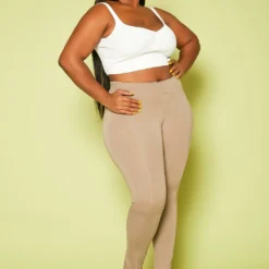 Plus Size Compression High Waist Leggings