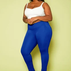 Plus Size Compression High Waist Leggings -Radiant Drape Sales 2020455 006 3