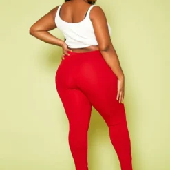 Plus Size V Front Leggings -Radiant Drape Sales 2020456 003 4