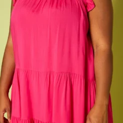 Plus Size Tiered Ruffle Dress -Radiant Drape Sales 2020474 002 5