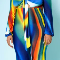 Plus Size Multicolor Wide Leg Jumpsuit -Radiant Drape Sales 2020507 001 5