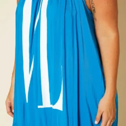 Plus Size Graphic Halter Top Tiered Dress -Radiant Drape Sales 2020519 002 5