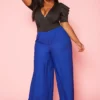 Plus Size Wide Leg Pants