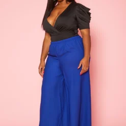 Plus Size Wide Leg Pants -Radiant Drape Sales 2020557 001 3
