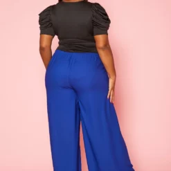 Plus Size Wide Leg Pants -Radiant Drape Sales 2020557 001 4