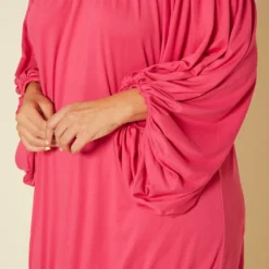 Plus Size Oversized Off Shoulder Mini Dress 9 Plus Size Oversized Off Shoulder Mini Dress -Radiant Drape Sales 2020587 001 5