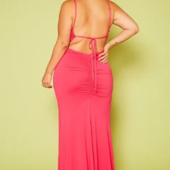 Plus Size Cami Tie-Up Maxi Dress -Radiant Drape Sales 2020617 001 4