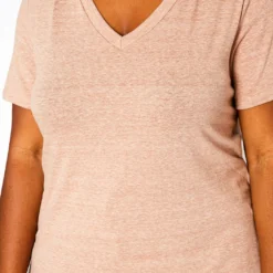 Plus Size V-Neck Basic Blouse 9 Plus Size V-Neck Basic Blouse -Radiant Drape Sales 2020630 102 4