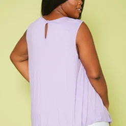 Plus Size Lace Hem Flare Top -Radiant Drape Sales 2020695 002 3