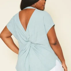 Plus Size Ribbed Dolman Sleeve Top -Radiant Drape Sales 2020696 001 3