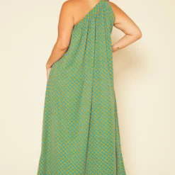 Plus Size One Shoulder Greek Maxi Dress -Radiant Drape Sales 2020710 001 3