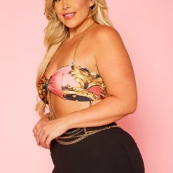 Plus Size Chained Up Bandeau -Radiant Drape Sales 2020725 001 3