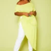 Plus Size Asymmetrical Off Shoulder Top