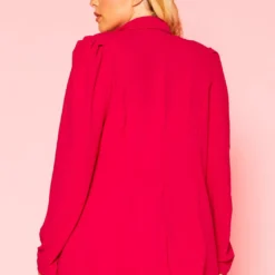 Plus Size Notch Collar Blazer & Shorts Set -Radiant Drape Sales 2020735 002 4