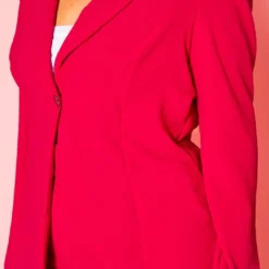 Plus Size Notch Collar Blazer & Shorts Set -Radiant Drape Sales 2020735 002 6