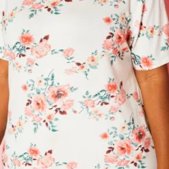 Asoph Plus Size Floral Relaxed Fit Top -Radiant Drape Sales 2020760 003 5