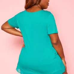 Plus Size Keyhole Tunic Top -Radiant Drape Sales 2020820 001 5