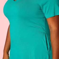 Plus Size Keyhole Tunic Top -Radiant Drape Sales 2020820 001 6