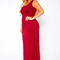 Plus Size Sleeveless Seamless Maxi Dress 9 Plus Size Sleeveless Seamless Maxi Dress -Radiant Drape Sales 2020860 003 4