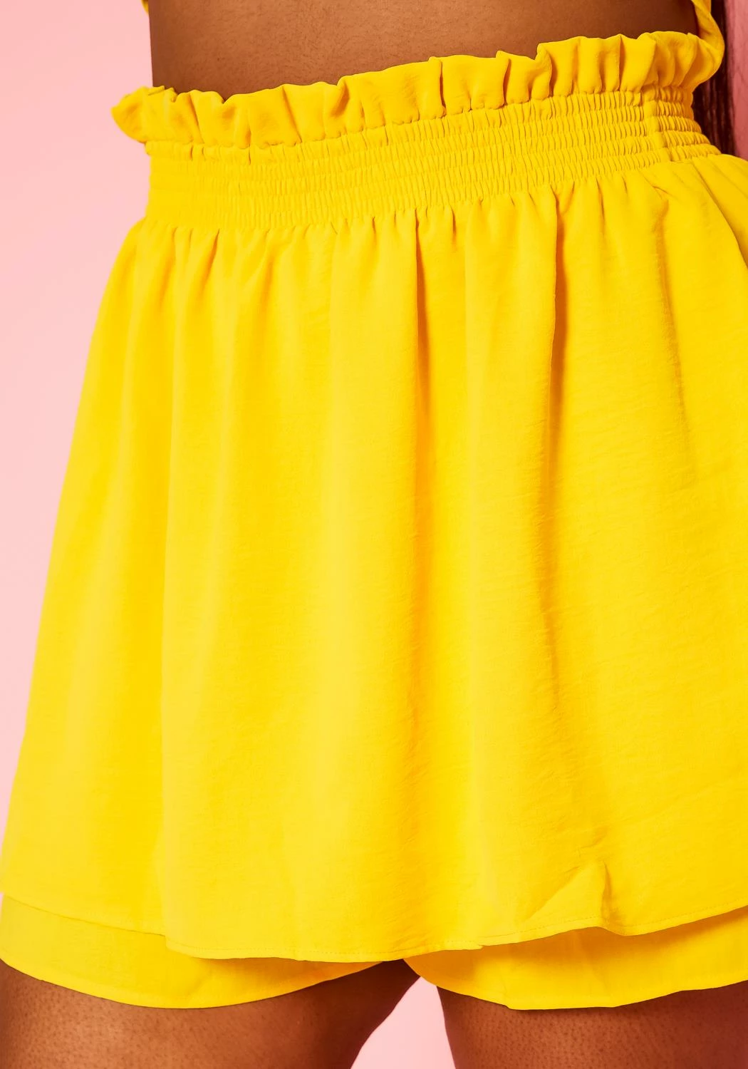 Plus Size Collar Neck Top & Skort Set 5 Plus Size Collar Neck Top & Skort Set - Image 5