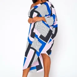 Plus Size Asymmetric One Shoulder Dress -Radiant Drape Sales 2020914 001 5