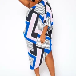 Plus Size Asymmetric One Shoulder Dress -Radiant Drape Sales 2020914 001 6