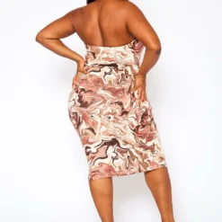 Plus Size Knit Tube Midi Dress And Duster Cardigan Set 10 Plus Size Knit Tube Midi Dress And Duster Cardigan Set -Radiant Drape Sales 2020916 006 3