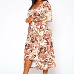 Plus Size Knit Tube Midi Dress And Duster Cardigan Set 11 Plus Size Knit Tube Midi Dress And Duster Cardigan Set -Radiant Drape Sales 2020916 006 6