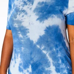 Plus Size Tie Dye V-Neck Short Sleeve Maxi Dress 11 Plus Size Tie Dye V-Neck Short Sleeve Maxi Dress -Radiant Drape Sales 2020960 001 5