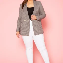 Plus Size Double Breasted Blazer -Radiant Drape Sales 2020973 001 3