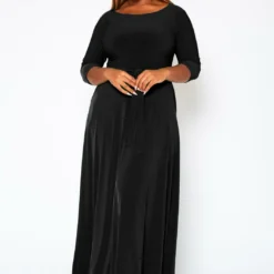 Plus Size Effortless Fit & Flare Maxi Dress