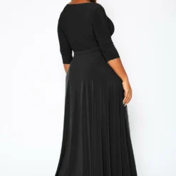 Plus Size Effortless Fit & Flare Maxi Dress -Radiant Drape Sales 2020997 005 5