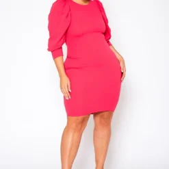 Plus Size Effortless Long Sleeve Mini Dress 8 Plus Size Effortless Long Sleeve Mini Dress -Radiant Drape Sales 2021032 003 2