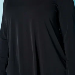 Plus Size V Neck Long Sleeve Top -Radiant Drape Sales 2021063 001 4
